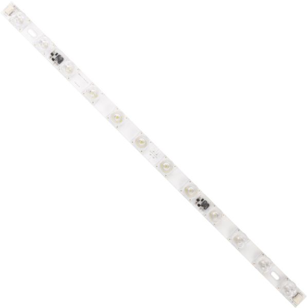 ISOLED LED Modul für Lightboxen, 9x19°, 635x25x13,4mm, 24V DC, 7500K, 12 LEDs mit 3,5W/LED, IP20