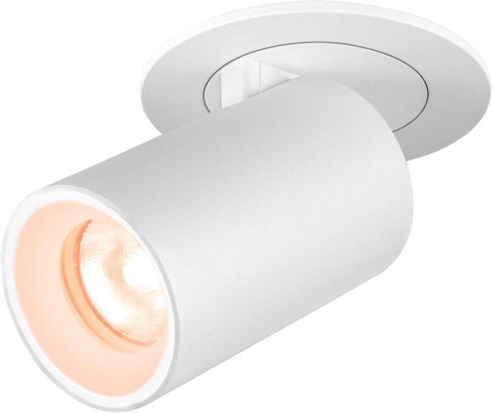 SLV NUMINOS® PROJECTOR XS, Deckeneinbauleuchte, 2700 K, 40°, zylindrisch, weiß / weiß