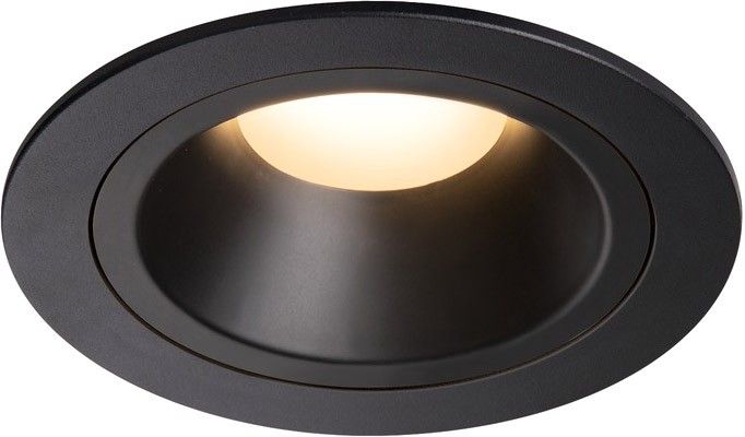 SLV NUMINOS, encastré de plafond intérieur, 55°, noir, LED, 3000K