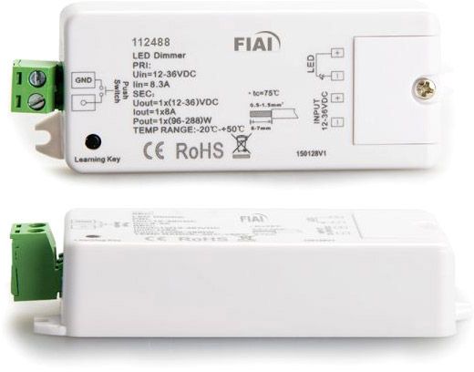 ISOLED Sys-One Funk/Push PWM-Controller, 1 Kanal, 12-36V 8A, 48V 4A
