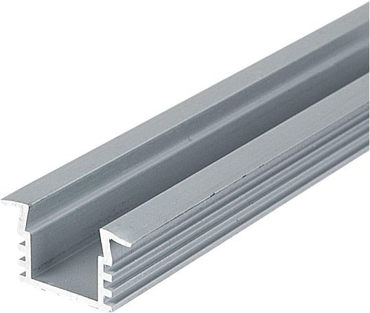 Alu U profile recessed 11  2m length