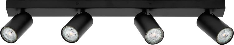 LEDVANCE LED-Spot Octagon GU10 Schwarz 4x3,4W 927 DIM