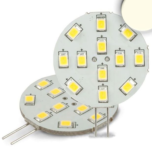 ISOLED G4 LED 12SMD, 2W, neutralweiß, Pin seitlich