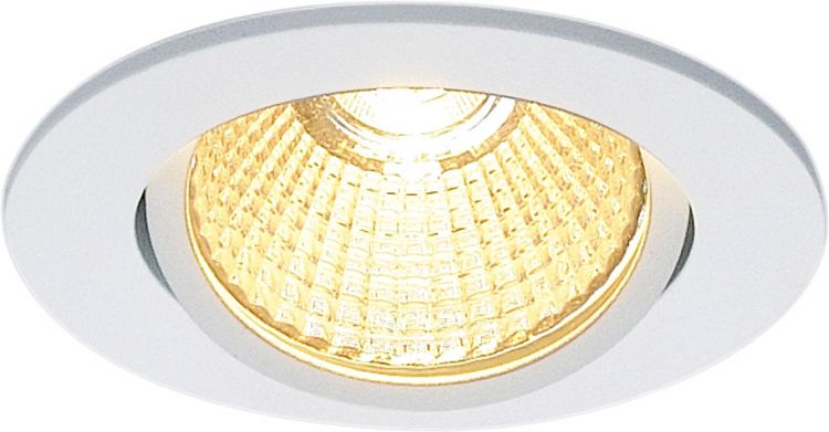 SLV NEW TRIA 68 Einbauleuchte, LED, 3000K, weiß matt, 12W