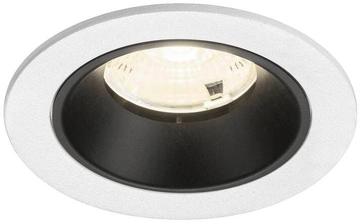 SLV NUMINOS® S, Deckeneinbauleuchte weiß/schwarz 4000 K 55°