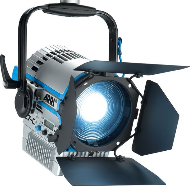 ARRI L7-C LE2, Fresnel, P.O., RGBW, blau-silber, ohne Stecker