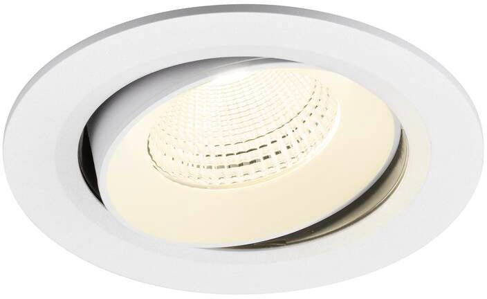 SLV NUMINOS® MOVE L, Deckeneinbauleuchte, 4000 K, 55°, IP20, rund, weiß