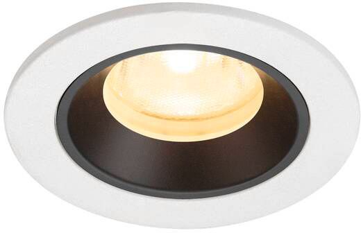 SLV NUMINOS® XS, Deckeneinbauleuchte weiß/schwarz 3000 K 40°