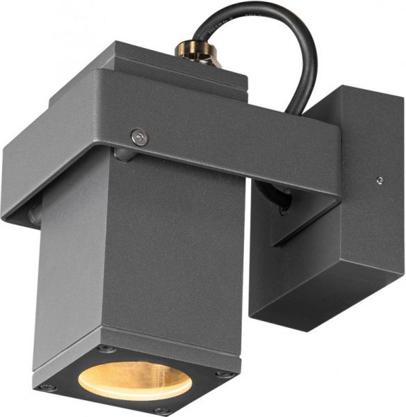 SLV THEO BRACKET CW, Outdoor, luminaria de superficie de pared y techo led QPAR51 antracita