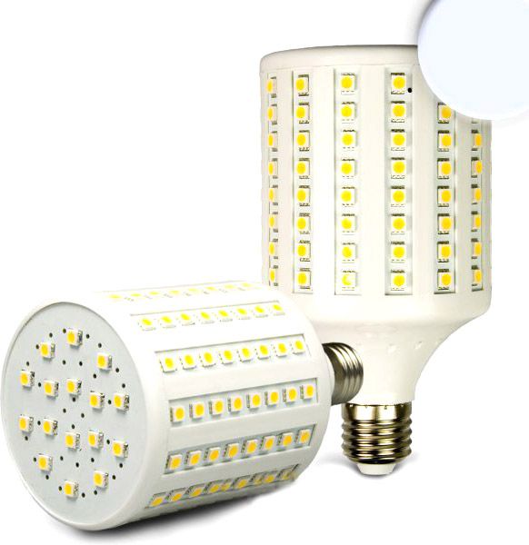ISOLED E27 Corn Leuchtmittel, 136SMD, 20W, 360°, kaltweiß