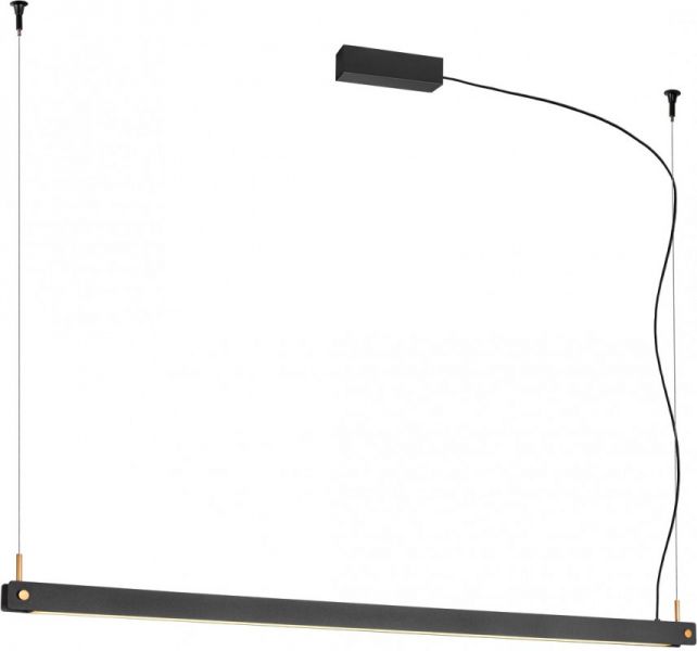 SLV NOYA PD PHASE, Indoor LED pendant light black CCT switch 2700/3000K