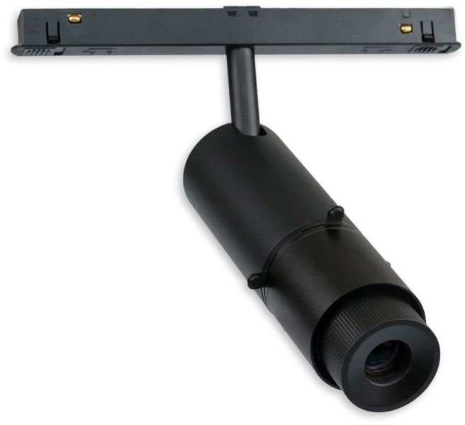 ISOLED Track48 Konturenstrahler SHAPE, 20W, 30°, schwarz, 4000K, CRI90, DALI dimmbar