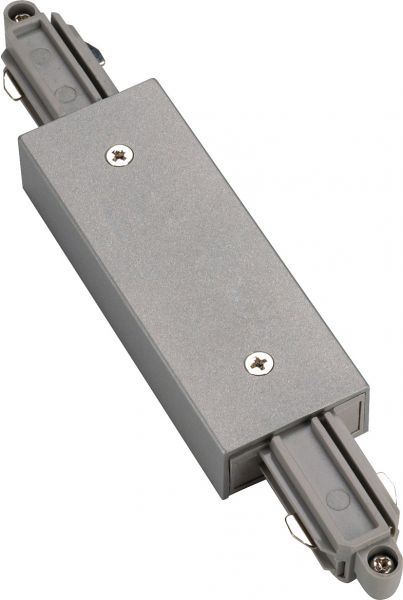 SLV Längsverbinder für 1-Phasen HV-Stromschiene, silbergra