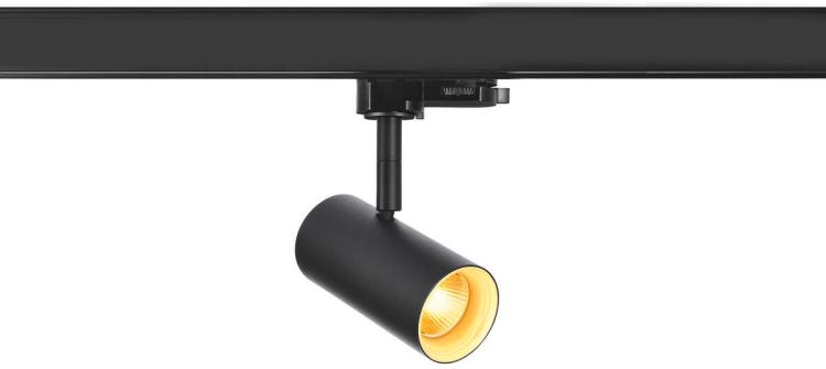 SLV NOBLO® SPOT, 3~ Spot, rund, 2000-3000K, 8.4 W, Dim-to-Warm, Phasenabschnitt, 36°, schwarz