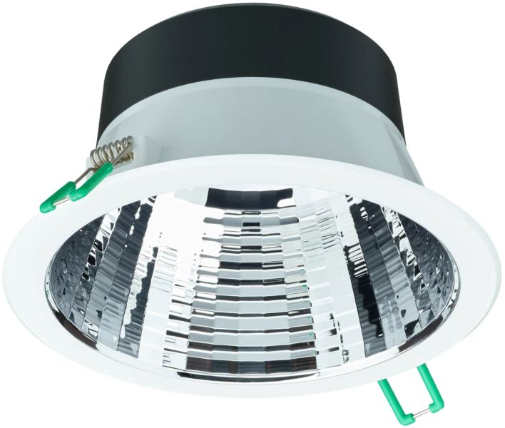 PHILIPS CoreLine Downlight gen5, 10,7 W, D150 mm, 1150 lm, 3000 K, DALI, UGR19, Facettiert