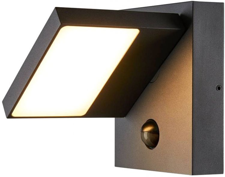 SLV ABRIDOR SENSOR, Outdoor LED Wandaufbauleuchte IP55 anthrazit 3000/4000