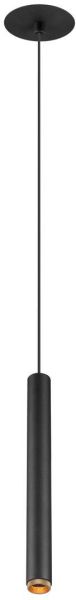 SLV GRIP! S, Pendelleuchte, PHASE, Pendellänge 200 cm, 2700 K, 29°, schwarz / gold