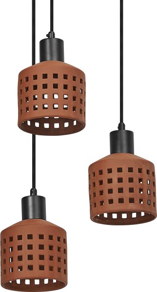LEDVANCE Decor Clay Fenster Pendelleuchte PL 3XE27 Braun