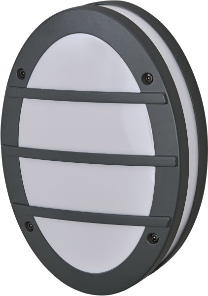 LEDVANCE Endura Classic E27 IP65 Orbick Wandleuchte Dunkelgrau