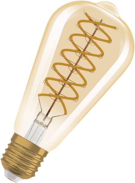 OSRAM Vintage 1906 Edison 60 Glühfaden DIM 8,8 W 824 Gold E27