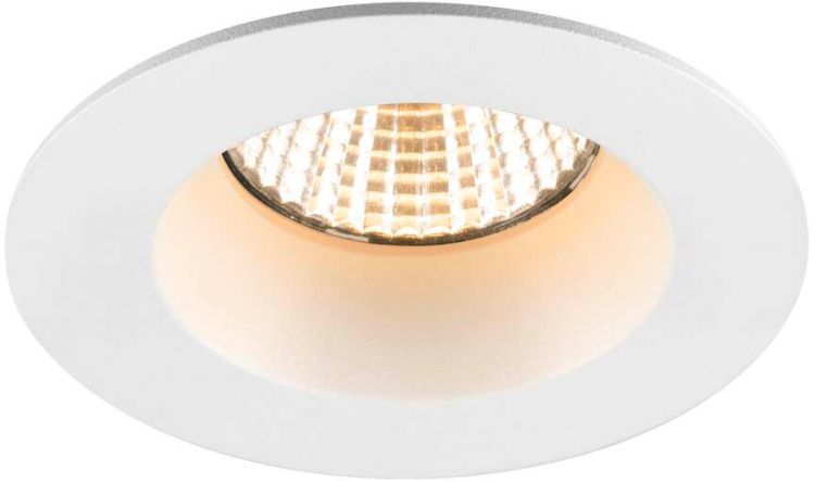 SLV NEW TRIA® 68, Deckeneinbauleuchte, 3000K, 38°, IP 20 / IP 65, rund, weiß