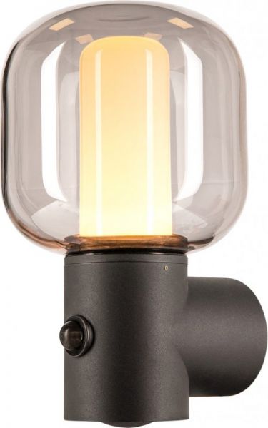 SLV OVALISK WL Sensor, Outdoor, luminaria de superficie de pared led antracita CCT switch