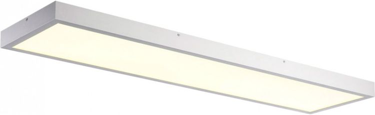 SLV PANEL 1200x300mm LED Indoor Deckenaufbauleuchte,4000K, silbergrau