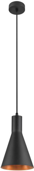 SLV LALU® SET, Pendelleuchte, E27 Base, CONE 15, Pendellänge 200 cm, 1 x max. 4 W, schwarz
