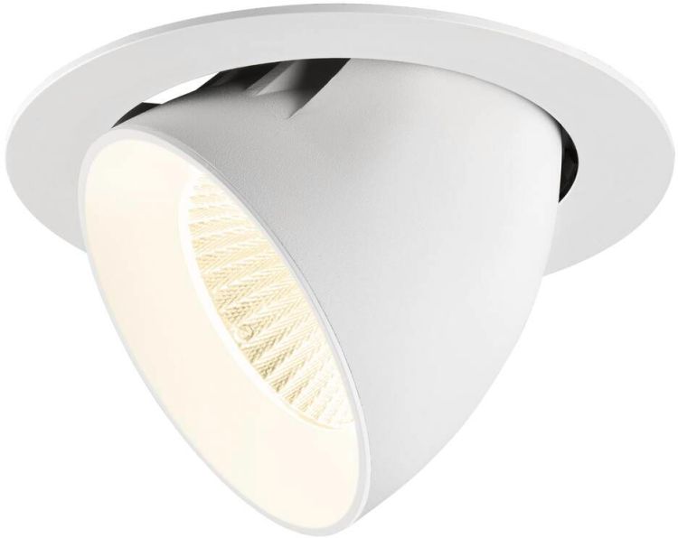 SLV NUMINOS® GIMBLE XL, Deckeneinbauleuchte,, 4000 K, 20°, weiß