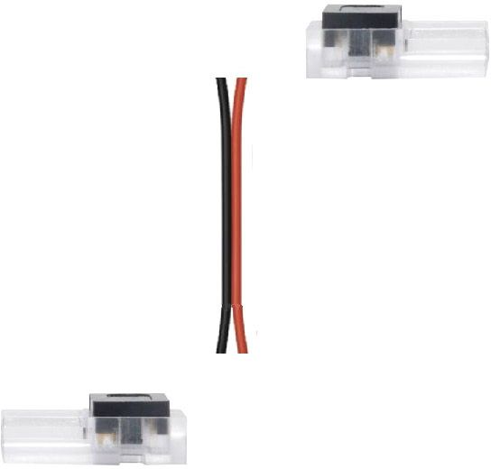 ISOLED Clip-Verbinder mit Kabel (max. 5A) für 2-pol. IP20 Flexstripes mit Breite 10mm