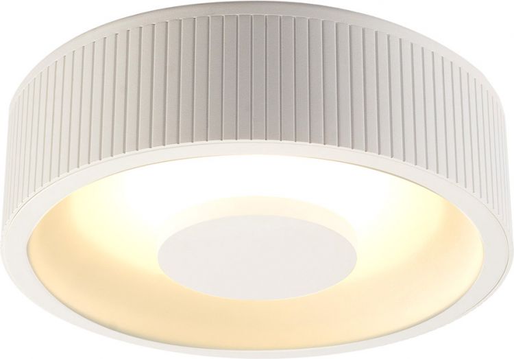 SLV OCCULDAS, Deckenaufbauleuchte, rund, weiss, 30 SMD LED, 22W, 3000K