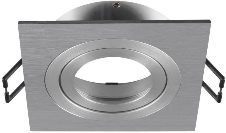SLV NEW TRIA® 75, Deckeneinbauring, L: 9 B: 9 H: 2.6 cm, IP 20, aluminium