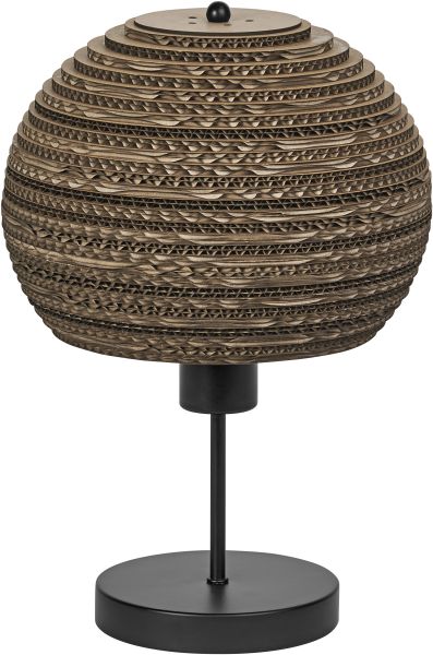 LEDVANCE Dekor-Karton-Kugel-Tischlampe E27 Braun