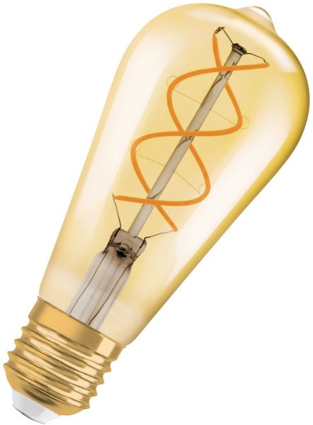 OSRAM Vintage 1906 LED CLASSIC EDISON DIM 4W 820 Gold E27