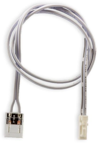 ISOLED MiniAMP male-Stecker zu Clip Kabelanschluss (max. 3A) für 2-pol. IP20 Stripes mit Breite