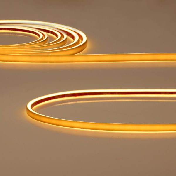 ISOLED LED NEON927 MiniCut MiniAmp Black Flexband, 24V DC, 7W, IP20, 2500K, 2.5m Rolle, 400 LED/m