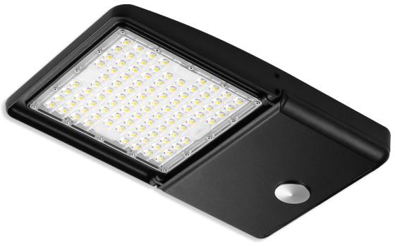 ISOLED LED Street Light HE75, 4000K, 1-10V dimmbar mit Tageslicht- und Bewegungssteuerung, Winkel