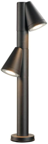 SLV T-TUBE 70 POLE, Outdoor Stehleuchte, GU10, double, IP65, max. 10 W, schwarz