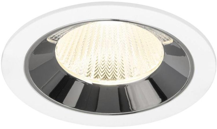 SLV NUMINOS® L, Deckeneinbauleuchte weiß/chrom 4000 K 40°