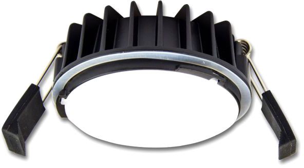 ISOLED LED Einbaustrahler Sys-90, 12W, 3000K bis 4000K, Push oder DALI DT8tc oder dimmbar