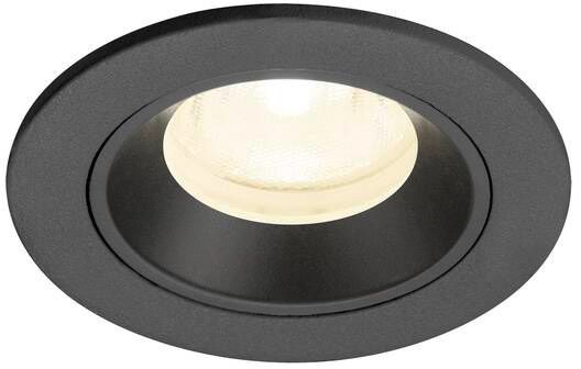 SLV NUMINOS® XS, Deckeneinbauleuchte, 4000 K, 40°, IP20, rund, schwarz