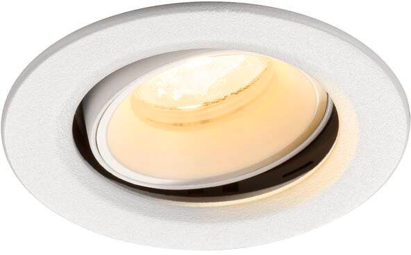 SLV NUMINOS® MOVE XS, Deckeneinbauleuchte, 4000 K, 40°, IP20, rund, weiß