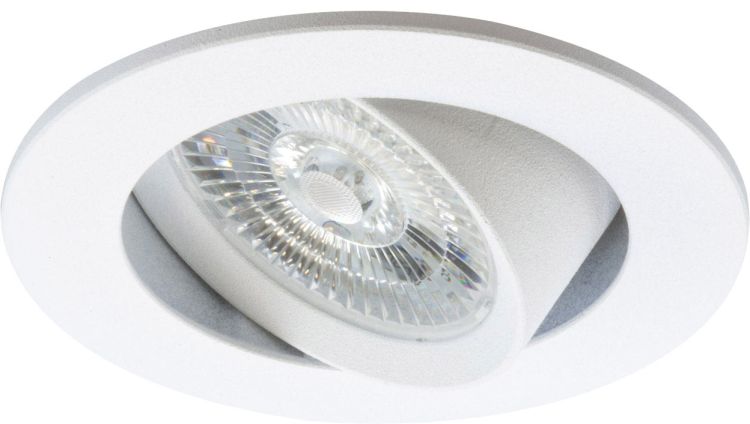 ISOLED LED Einbauleuchte Slim68 MiniAMP weiß, rund, 8W, 24V DC, neutralweiß, nicht dimmbar