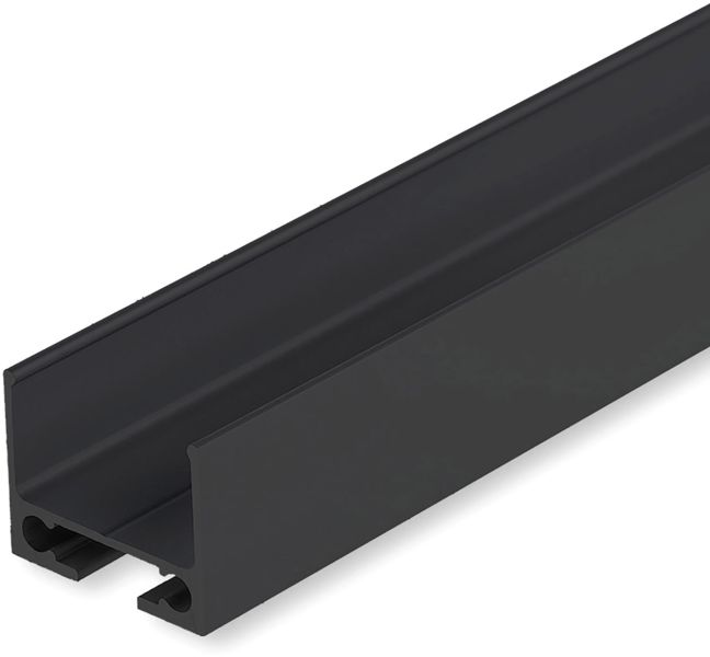 ISOLED Kabelschleuse TUNNEL für Profile, schwarz, 200cm
