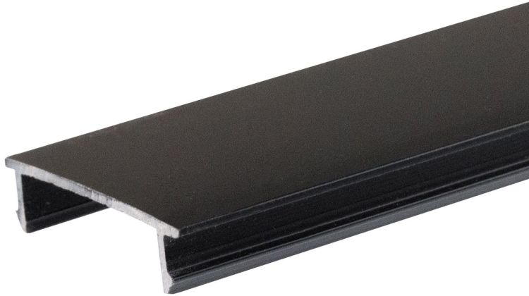 ISOLED Schutzcover schwarz für Track48 Trockenbau-, Einbau- u. Aufbauschiene (H50), 300cm