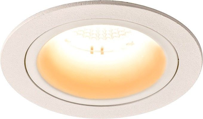 SLV NUMINOS® DL M, Indoor, luminaria empotrada de techo led blanco/blanco 2700 K 55° con