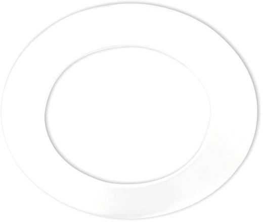 ISOLED Cover Aluminium rund weiß für Einbaustrahler Sys-90