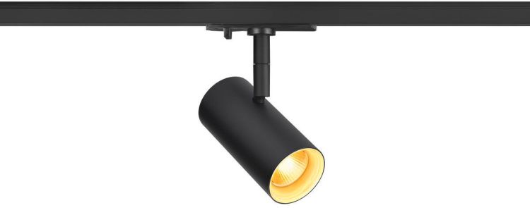 SLV NOBLO® SPOT, 1~ Spot, rund, 2000-3000K, 8.4 W, Dim-to-Warm, Phasenabschnitt, 36°, schwarz