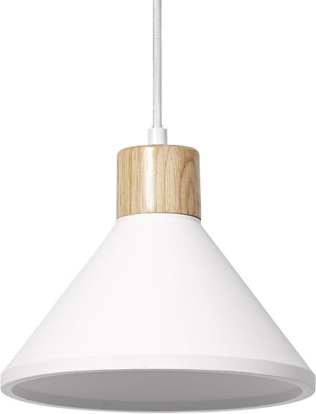 LEDVANCE Decor Plaster Holz Pendelleuchte 220 mm E27 Weiß
