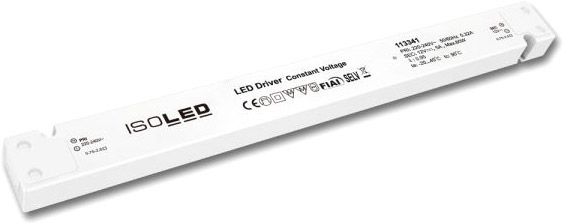 ISOLED LED Trafo 12V/DC, 0-60W, slim, SELV